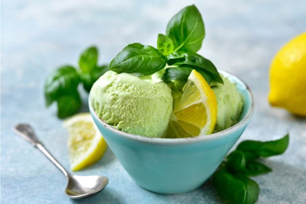 sorbet citron-basilic