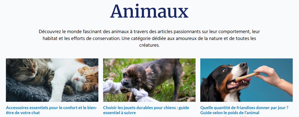 epershand magazine page animaux