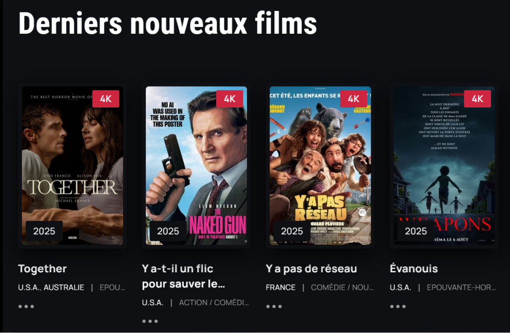 films disponibles sur wookafr plus